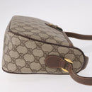GUCCI GG Supreme Web Sherry Line Bag PVC Beige Gold 89 02 077 Auth 190534-4