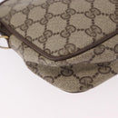 GUCCI GG Supreme Shoulder Bag PVC Beige Gold 56 02 068 Auth 190535-16