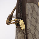 GUCCI GG Supreme Shoulder Bag PVC Beige Gold 56 02 068 Auth 190535-9
