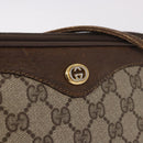 GUCCI GG Supreme Shoulder Bag PVC Beige Gold 56 02 068 Auth 190535-18