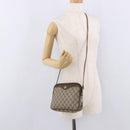 GUCCI GG Supreme Shoulder Bag PVC Beige Gold 56 02 068 Auth 190535-21