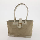 GUCCI GG Canvas GG Supreme Tote Bag PVC 2 Set Beige Auth 190536-10