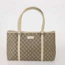 GUCCI GG Canvas GG Supreme Tote Bag PVC 2 Set Beige Auth 190536-2
