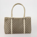 GUCCI GG Canvas GG Supreme Tote Bag PVC 2 Set Beige Auth 190536-3