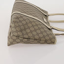 GUCCI GG Canvas GG Supreme Tote Bag PVC 2 Set Beige Auth 190536-4