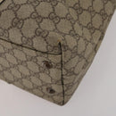 GUCCI GG Canvas GG Supreme Tote Bag PVC 2 Set Beige Auth 190536-8