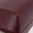 CARTIER Must Line Backpack Bordeaux Gold Auth 190550-9