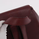 CARTIER Must Line Backpack Bordeaux Gold Auth 190550-7