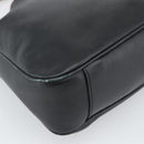 GUCCI Bamboo Hand Bag Leather 2way Black Gold 001 1705 Auth 190553-10