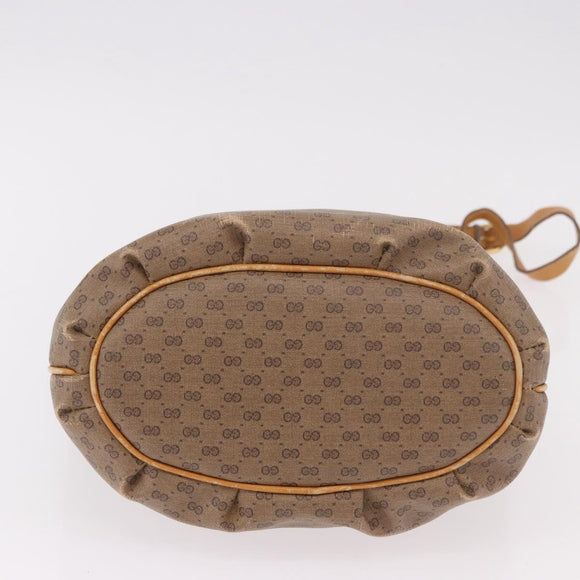 GUCCI Micro GG Schoudertas PVC Beige Authentiek 190555