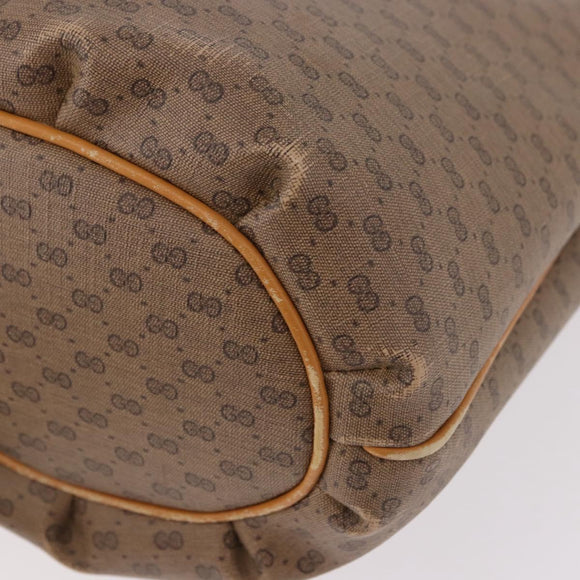 GUCCI Micro GG Schoudertas PVC Beige Authentiek 190555