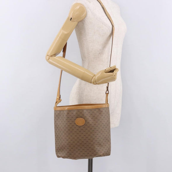 GUCCI Micro GG Schoudertas PVC Beige Authentiek 190555