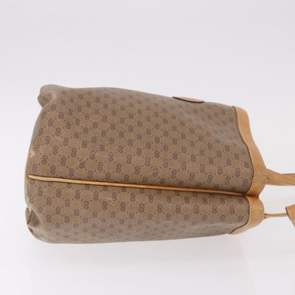 GUCCI Micro GG Schoudertas PVC Beige Authentiek 190555