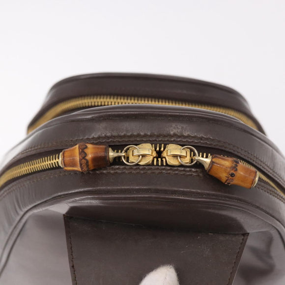 GUCCI Body Bag PVC Brown Gold 003 2113 Auth 190556