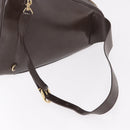 GUCCI Body Bag PVC Brown Gold 003 2113 Auth 190556-7
