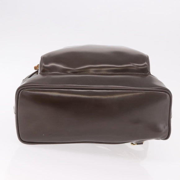 GUCCI Body Bag PVC Brown Gold 003 2113 Auth 190556