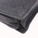 BOTTEGA VENETA INTRECCIATO Shoulder Bag Leather Gray Auth 190565-16
