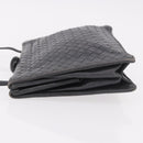 BOTTEGA VENETA INTRECCIATO Shoulder Bag Leather Gray Auth 190565-4