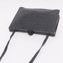 BOTTEGA VENETA INTRECCIATO Shoulder Bag Leather Gray Auth 190565-6
