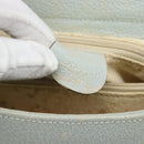 GUCCI Bamboo Hand Bag Suede Gray Gold 002 1186 Auth 190566-14