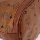 MCM Vicetos Logogram Shoulder Bag PVC Brown Gold Auth 190567-16