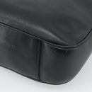 GUCCI Bamboo Hand Bag Leather 2way Black Gold 001 1577 Auth 190569-14