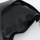 GUCCI Bamboo Hand Bag Leather 2way Black Gold 001 1577 Auth 190569-6