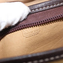 LOEWE Anagram Shoulder Bag Suede Beige Gold Auth 190571-12
