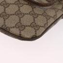 GUCCI GG Supreme Shoulder Bag PVC Beige Gold 904 02 Auth 190576-16