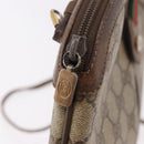 GUCCI GG Supreme Shoulder Bag PVC Beige Gold 904 02 Auth 190576-17