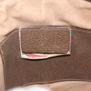 GUCCI GG Supreme Shoulder Bag PVC Beige Gold 904 02 Auth 190576-19