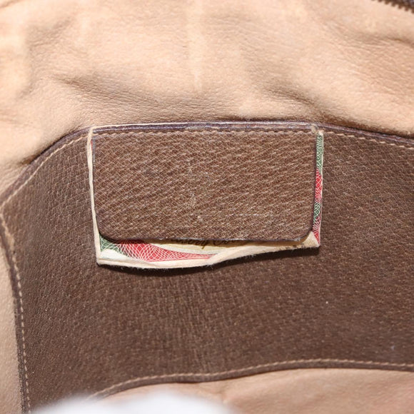 GUCCI GG Supreme Shoulder Bag PVC Beige Gold 904 02 Auth 190576