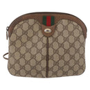 GUCCI GG Supreme Shoulder Bag PVC Beige Gold 904 02 Auth 190576-13