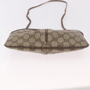 GUCCI GG Supreme Shoulder Bag PVC Beige Gold 904 02 Auth 190576-5