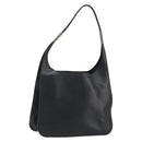 GUCCI Shoulder Bag Leather Black Silver 001 3162 Auth 190579-1