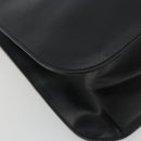 GUCCI Shoulder Bag Leather Black Silver 001 3162 Auth 190579-15