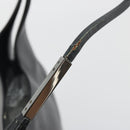 GUCCI Shoulder Bag Leather Black Silver 001 3162 Auth 190579-10