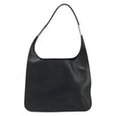 GUCCI Shoulder Bag Leather Black Silver 001 3162 Auth 190579-13