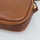 Burberrys Shoulder Bag Leather Brown Gold Auth 190582-15