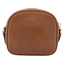 Burberrys Shoulder Bag Leather Brown Gold Auth 190582-2
