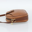Burberrys Shoulder Bag Leather Brown Gold Auth 190582-3