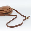 Burberrys Shoulder Bag Leather Brown Gold Auth 190582-7