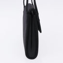 GUCCI GG Hand Bag Nylon Black Gold Auth 190585-5