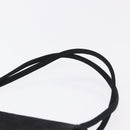GUCCI GG Hand Bag Nylon Black Gold Auth 190585-8