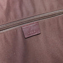 GUCCI Guccissima GG Canvas Boston Bag Leather Bordeaux Silver 146204 Auth 190589-20
