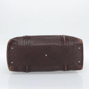 GUCCI Guccissima GG Canvas Boston Bag Leather Bordeaux Silver 146204 Auth 190589-9