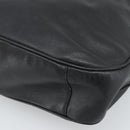 GUCCI Bamboo Hand Bag Leather 2way Black Gold 001 0166 Auth 190590-18