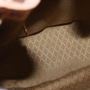 GUCCI Bamboo Hand Bag Suede Beige Gold 001 2865 Auth 190592-17