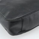 GUCCI Bamboo Hand Bag Leather Black Gold 001 1638 Auth 190594-16