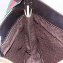 GUCCI Shoulder Bag Canvas Beige Silver 001 4321 Auth 190598-20
